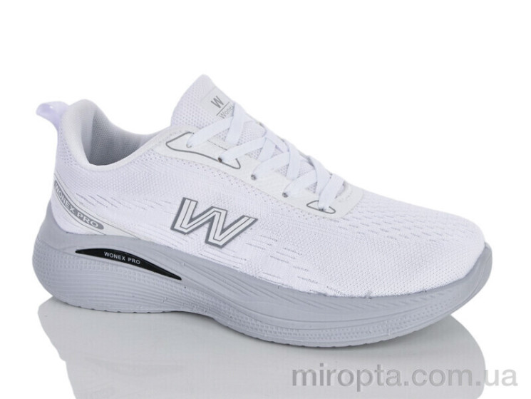 Кросівки 45-401 white р: 41-45, в упаковці: 8 пар, купити тільки гуртом - 1189582