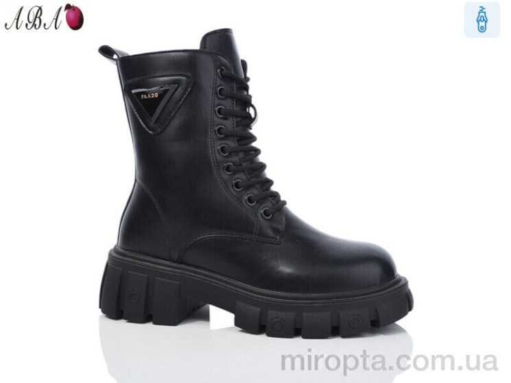Черевики 5233 black р: 36-41, в упаковці: 6 пар, купити тільки гуртом - 878287