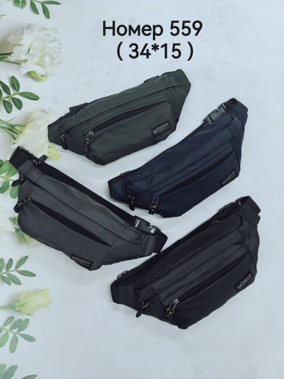 Бананка чоловіча "559" (р. 34*15см) мікс кольорів, в упаковці 6 шт. №358132 - Tessa272