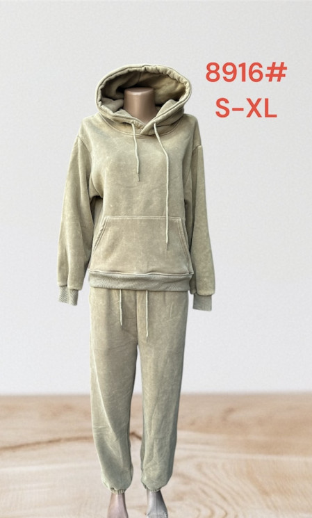 Спортивний костюм жіночий, варьонка, хутро, м.8916 (Розмір: S-XL ), в упаковці 4 штуки №321242 - 