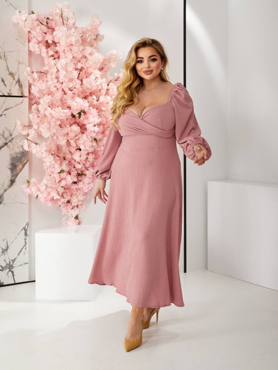 Сукня жіноча міді, трикотаж zara м. 667 (р: 60-62, 64-66) №808436 - 