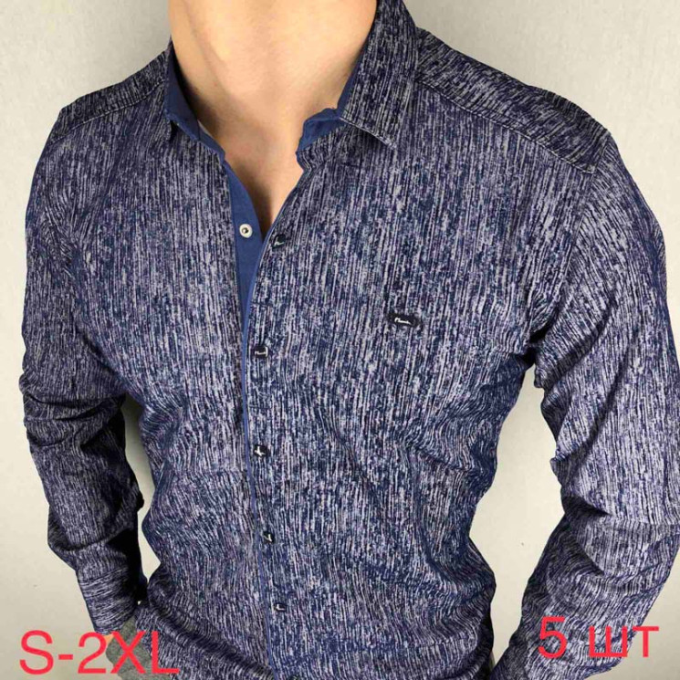 Сорочка Paul Semih р S-2XL Чоловіча D1 blue - Nadiyka BG/PO2161-2162