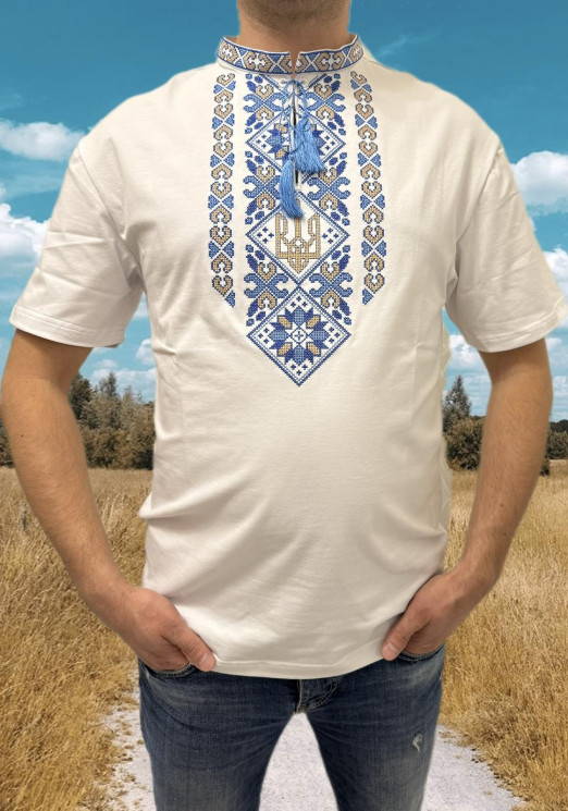 Футболка чоловіча, лакоста-віскоза (Розмір: S-3XL) в упаковці 6 штук №308154 - Delux 909