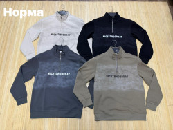 Кофта чоловіча, двохнитка (р: L,XL,2XL,3XL,4XL) 4 кольори, в упаковці 5 шт. №388408