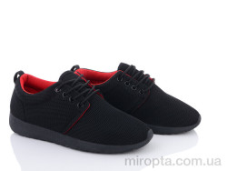 Кросівки 4-308 black-red р: 36-40, в упаковці: 6 пар, купити тільки гуртом