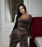 Костюм жіночий, велюр м. 0498 (р: ХS-S, M-L) №814323 - 