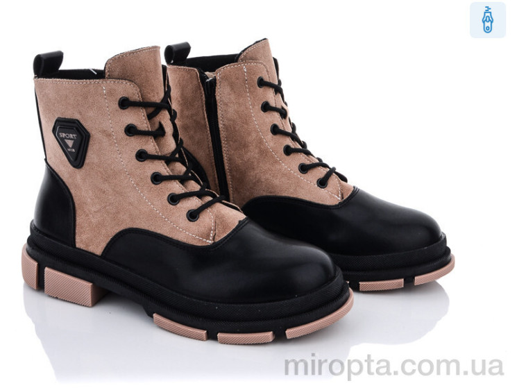 Черевики 197-28 brown р: 36-41, в упаковці: 8 пар, купити тільки гуртом - 678712
