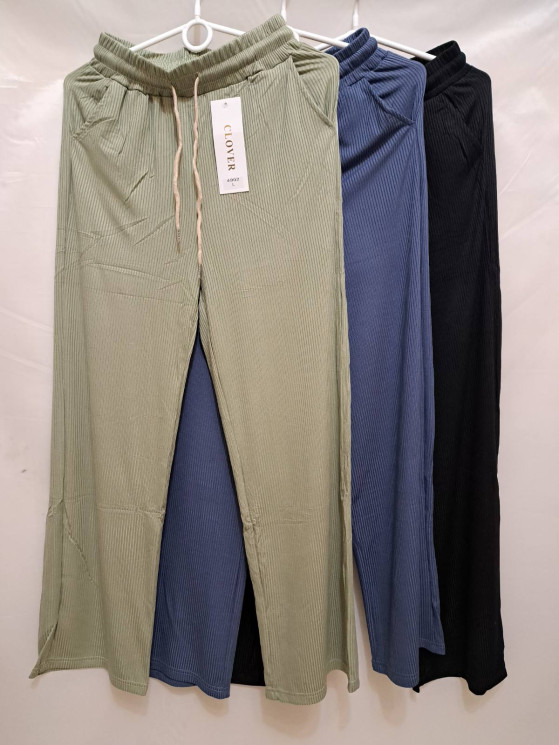 Штани жіночі, льон, м.4902 (Розмір: S-XL), мікс кольорів, в упаковці 6 штук №345159 - Hang SE641