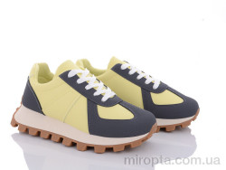 Кросівки 149-9-5 black-yellow р: 36-41, в упаковці: 8 пар, купити тільки гуртом