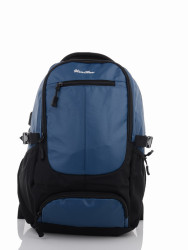 Рюкзак 6148 blue в комплекті з USB шнуром р: 45*16*32 см