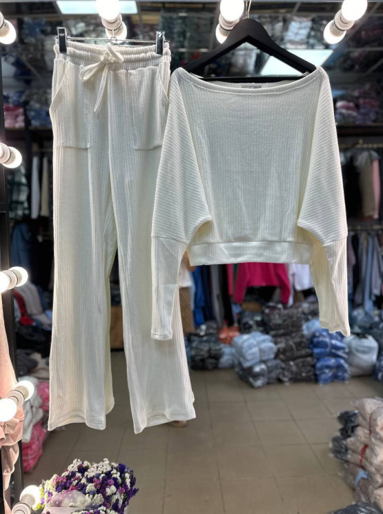 Костюм жіночий "двійка" (кофта+штани), двостороння ангора м. 8059 (р: 42-44, 46-48, 50-52) №703414 - 