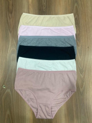 Труси жіночі, рубчик, (р. ХL,2XL,3XL ), 6 кольорів, в упаковці 12 шт. №317582