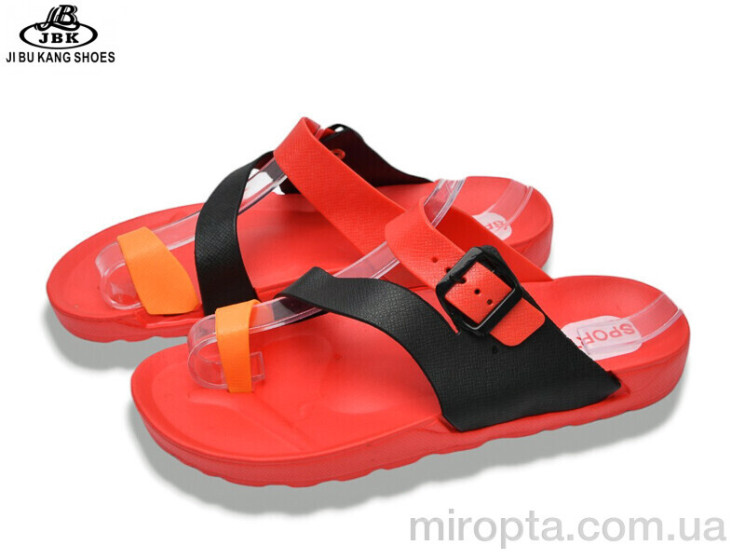 Шльопанці A01-2468 red р: 40-45, в упаковці: 8 пар, купити тільки гуртом - 1164948
