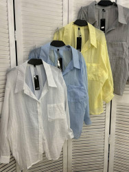 Сорочка жіноча "388" батист (р: one size) 4 кольори, в упаковці 5 шт. №386009