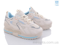 Кросівки B1101 beige р: 36-41, в упаковці: 8 пар, купити тільки гуртом