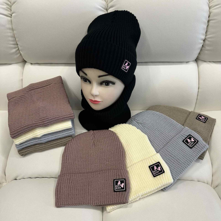 Комплект дитячий MIss Boss, в'язка, фліс (р. 54 см ), мікс кольорів, в упаковці 5 штук №321644 - Great
