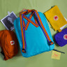 Рюкзак “Fjallraven Kanken” із райдужними ручками Блакитний м.23620-16L (Розмір: 37*28*12 см) №755107 - Amsterdam HR277