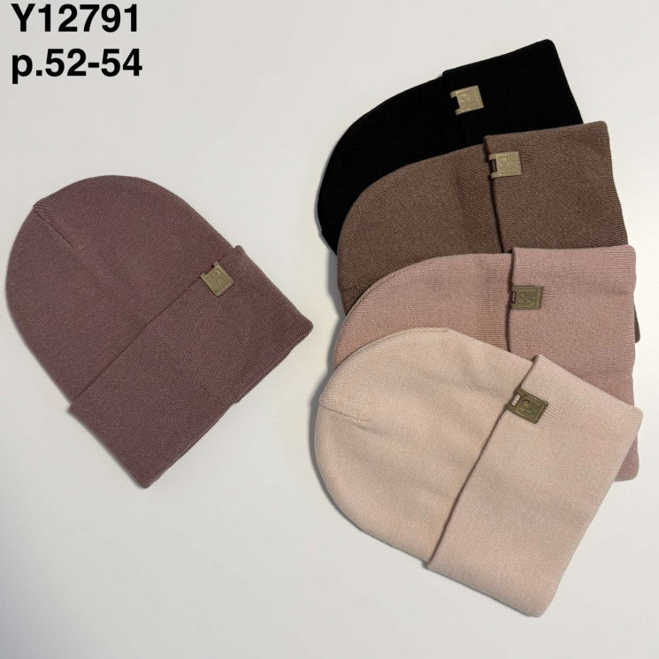 Шапка дитяча "Y12791" віскоза (р: 3-8 років) мікс кольорів, в упаковці 5 шт. №389651 - Koroleva 470