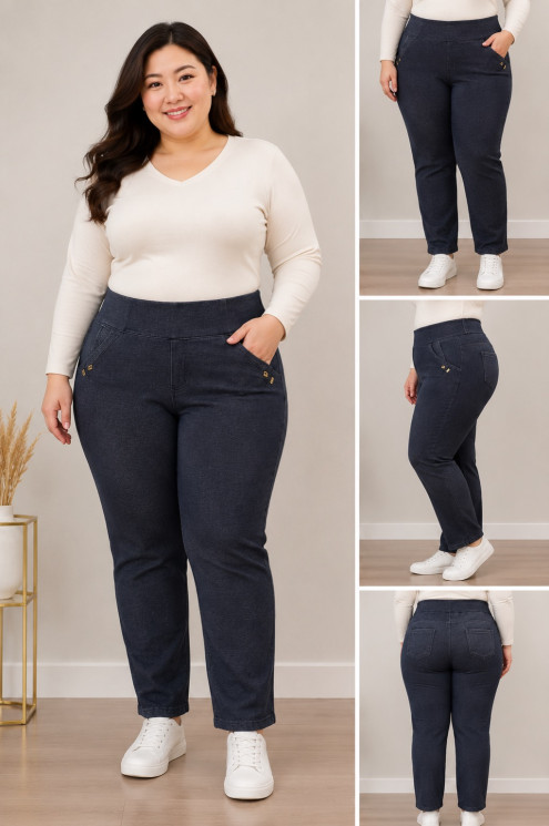 Штани жіночі, еластан (р: 11XL,12XL,13XL,14XL) в упаковці 4 шт. №387471 - Megasport