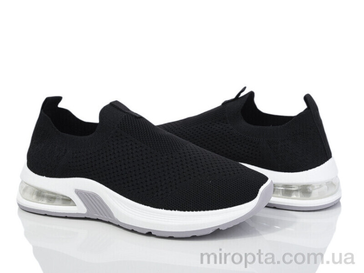 Кросівки 92-34 black р: 36-41, в упаковці: 8 пар, купити тільки гуртом - 974376