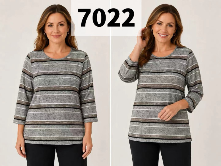 Кофта жіноча "7022" кашемір (р: 50-56) в упаковці 5 шт. №387536 - Natasha SE669