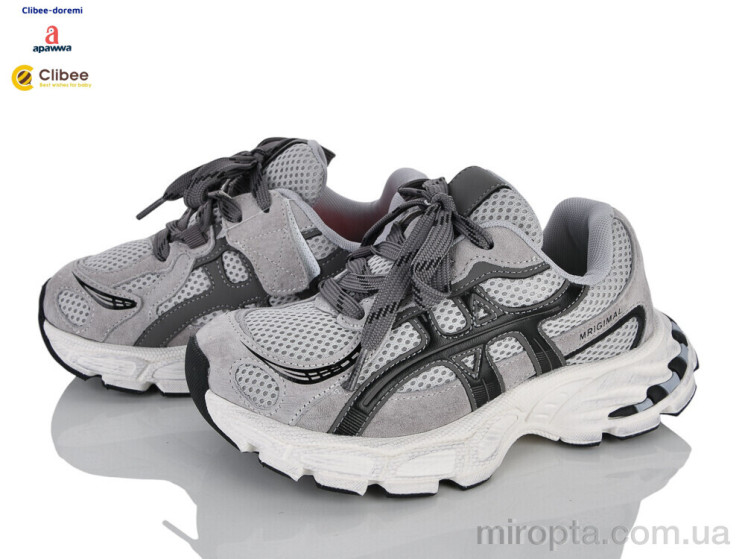 Кросівки A1873 grey-black р: 31-37, в упаковці: 7 пар, купити тільки гуртом - 1202439
