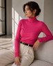 Гольф жіночий базовий з ефектом кашеміру, 70% cotton, 30% elastane м. 0202 (р: 42-46) №830409 - 