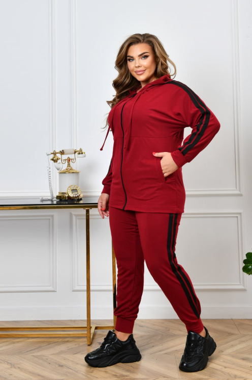 Костюм жіночий, трикотаж двонитка, м.3748, (р. 52-54, 56-58, 60-62, 64-66), №400543 - 