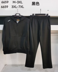 Спортивний костюм чоловічий, трикотаж, м.6659 (Розмір: M-3XL ), 2 кольори, в упаковці 5 шт. №332289