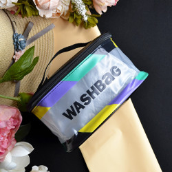 Матова косметичка "Washbag" Чорна, м.23-25, (р. 21х11х15 см),№751678