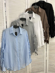 Сорочка жіноча "9021" батист (р: one size) 5 кольорів, в упаковці 5 шт. №386010