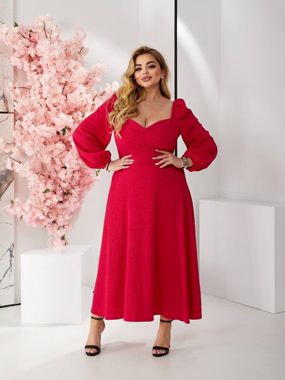 Сукня жіноча міді, трикотаж zara м. 667 (р: 60-62, 64-66) №808437 - 