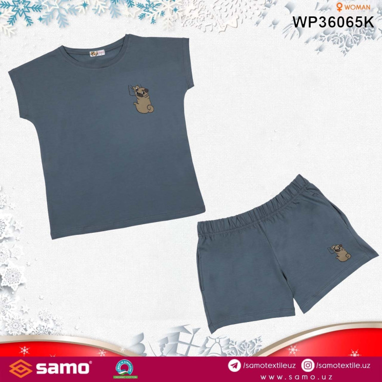 Піжама жіноча, котон, м.WP36065K (р. 48-56 ), в упаковці 5 штук №342642 - Kazah SE821