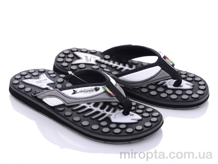Шльопанці KCE766 black р: 32-35, в упаковці: 6 пар, купити тільки гуртом - 625379