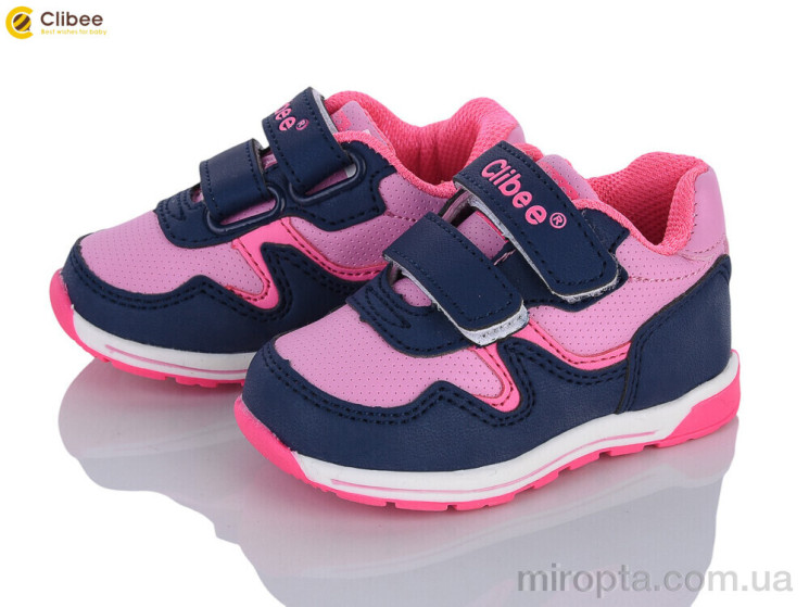 Кросівки F655 d.blue-pink р: 19-24, в упаковці: 6 пар, купити тільки гуртом - 1199982