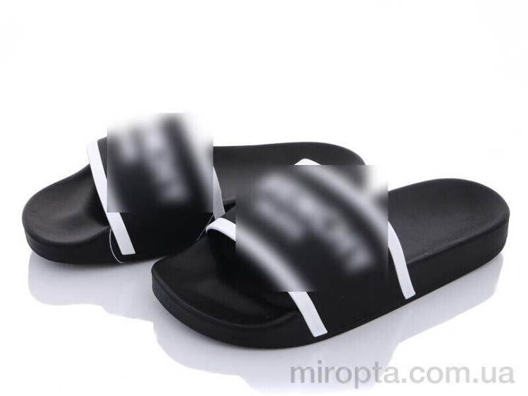 Шльопанці Q110-L30-1 black р: 36-41, в упаковці: 8 пар, купити тільки гуртом - 645590