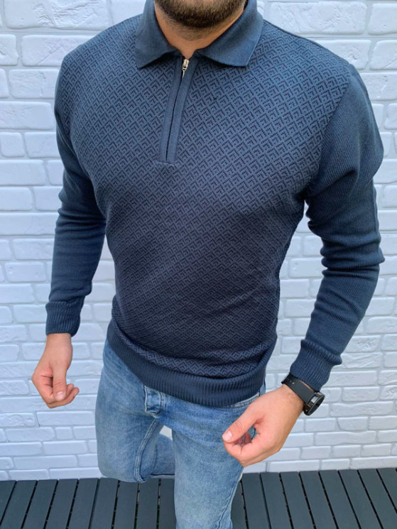 Светр No Brand р M-2XL Чоловіча S2707 jeans - NikNumbers SE1041-1042