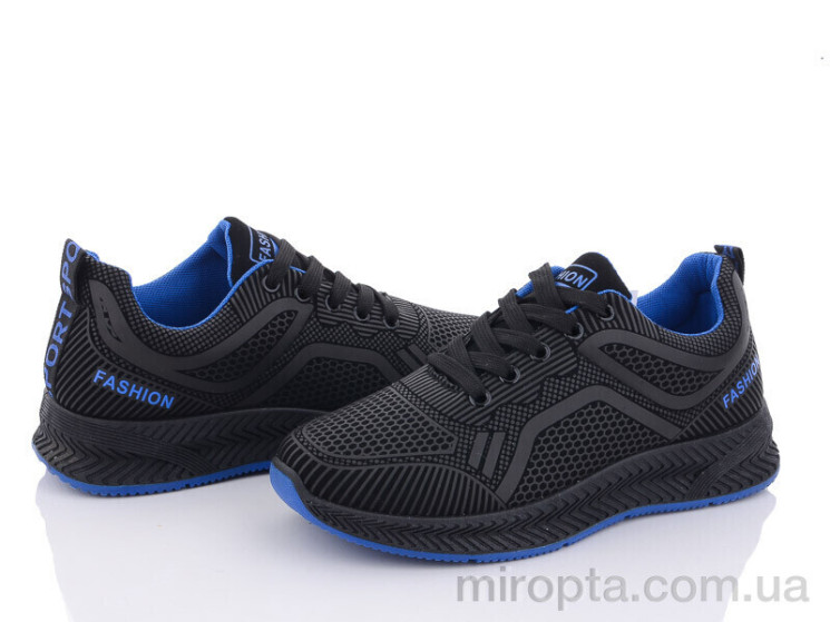 Кросівки 197-143 black-blue р: 36-41, в упаковці: 8 пар, купити тільки гуртом - 872787