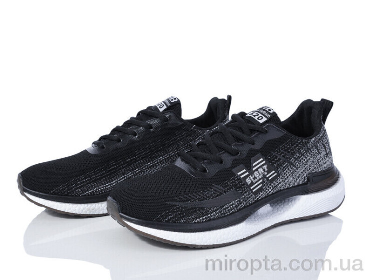 Кросівки HD25(176-38) black р: 40-45, в упаковці: 8 пар, купити тільки гуртом - 955523