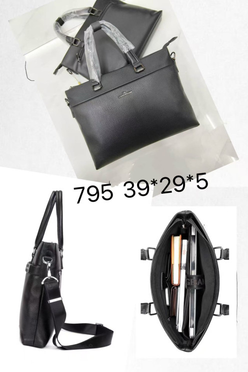 Сумка чоловіча "795" шкіра (р: 39*29*5см) №388663 - Chuk BE3624