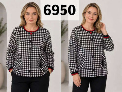 Кофта жіноча "6950" трикотаж (р: 48-56) в упаковці 5 шт. №387537