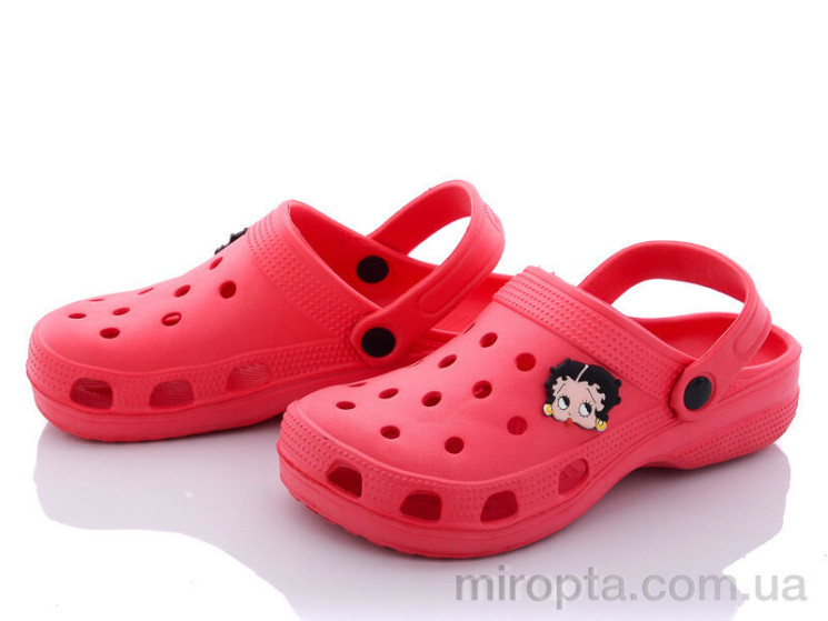 Крокси SV017 красный р: 30-35, в упаковці: 6 пар, купити тільки гуртом - 584794