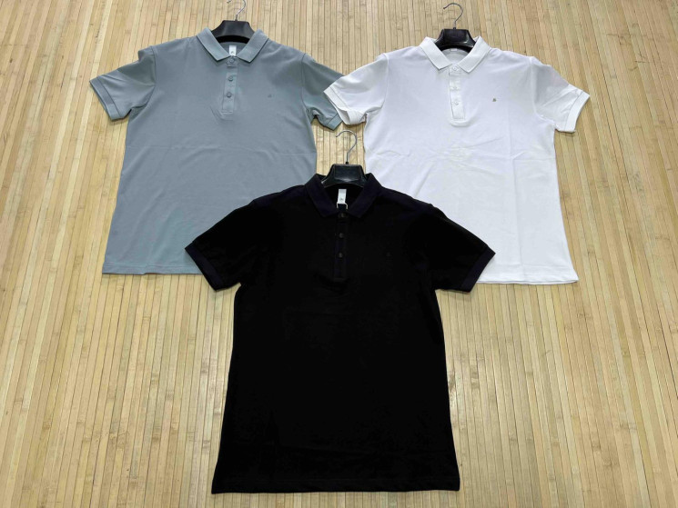 Футболка поло чоловіча (р: L,XL,2XL,3XL) 3 кольори, в упаковці 4 шт. №381814 - Turkey SE897