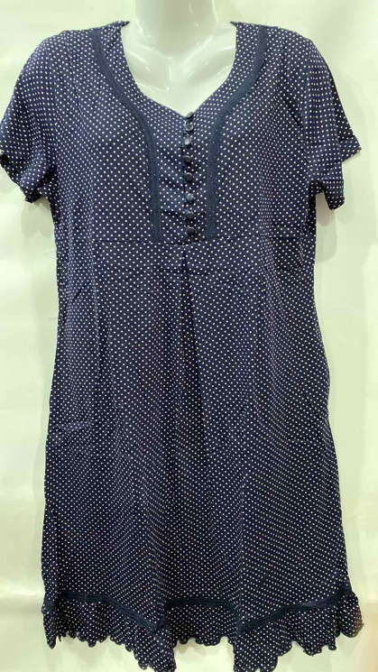 Сукня домашня жіноча "7402" (р: M,L,XL,2XL) в упаковці 4 шт. №371107 - Romex HR1980