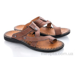 Шльопанці 1003 brown р: 41-45, в упаковці: 6 пар, купити тільки гуртом