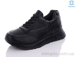 Кросівки Y735-1 black р: 37-41, в упаковці: 6 пар, купити тільки гуртом