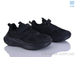 Кросівки ABC2223P black р: 32-37, в упаковці: 6 пар, купити тільки гуртом