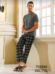Піжама чоловіча, трикотаж, м.70334 (р. 3XL-7XL), в упаковці 5 шт. №343522