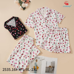 Піжама жіноча м.2535.16 (р.M-2XL) 2 кольора в упаковці 4 штуки №754507