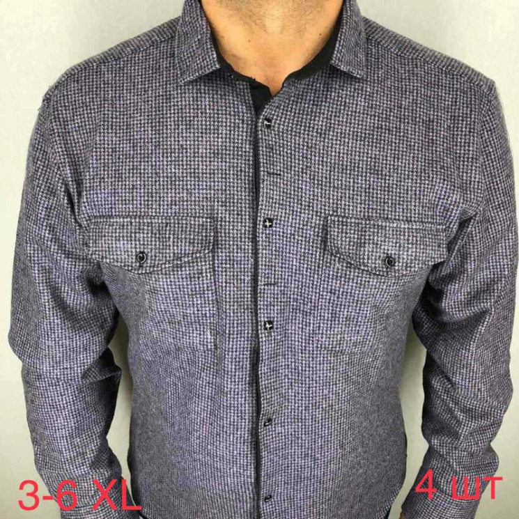Сорочка Paulsemih р 3XL-6XL Чоловіча Y09 l.purple - Nadiyka BG/PO2161-2162